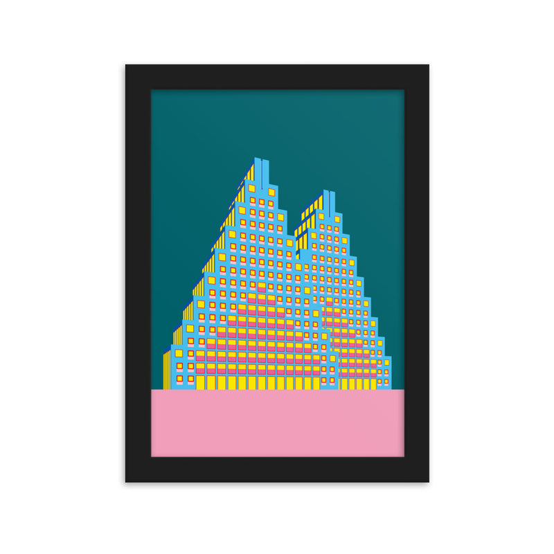 De Piramide Framed Print