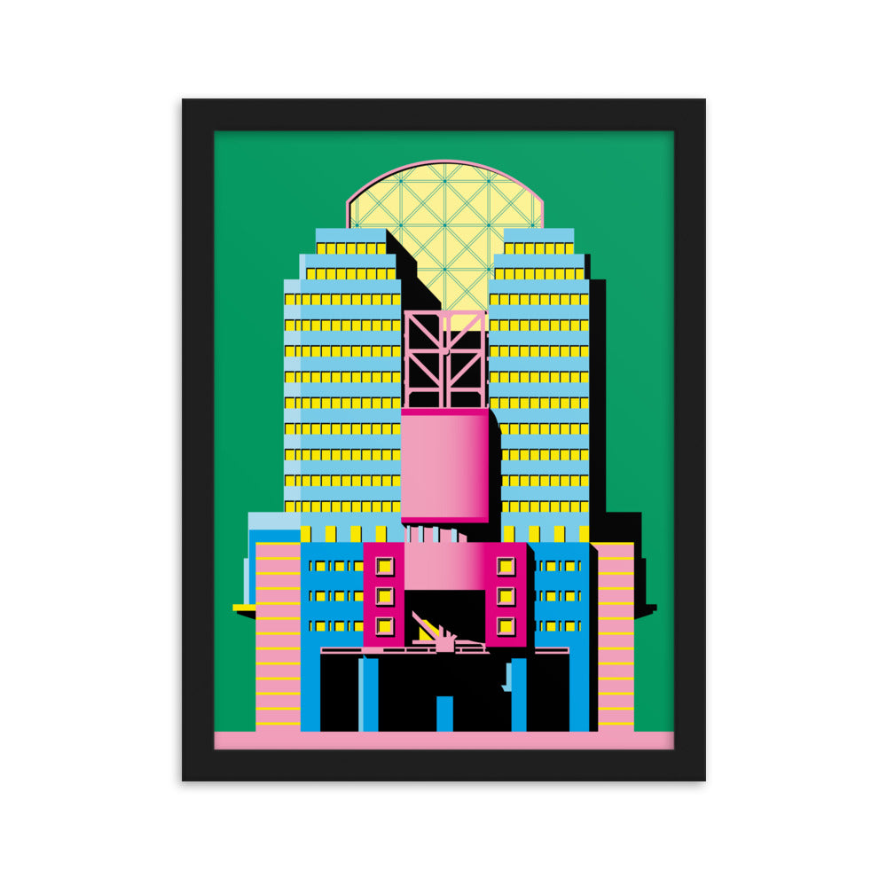 Alban Gate (125 London Wall) Elevation Framed Print