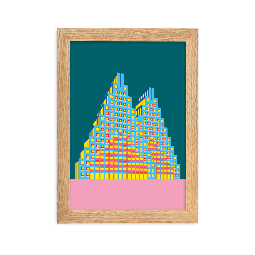 De Piramide Framed Print