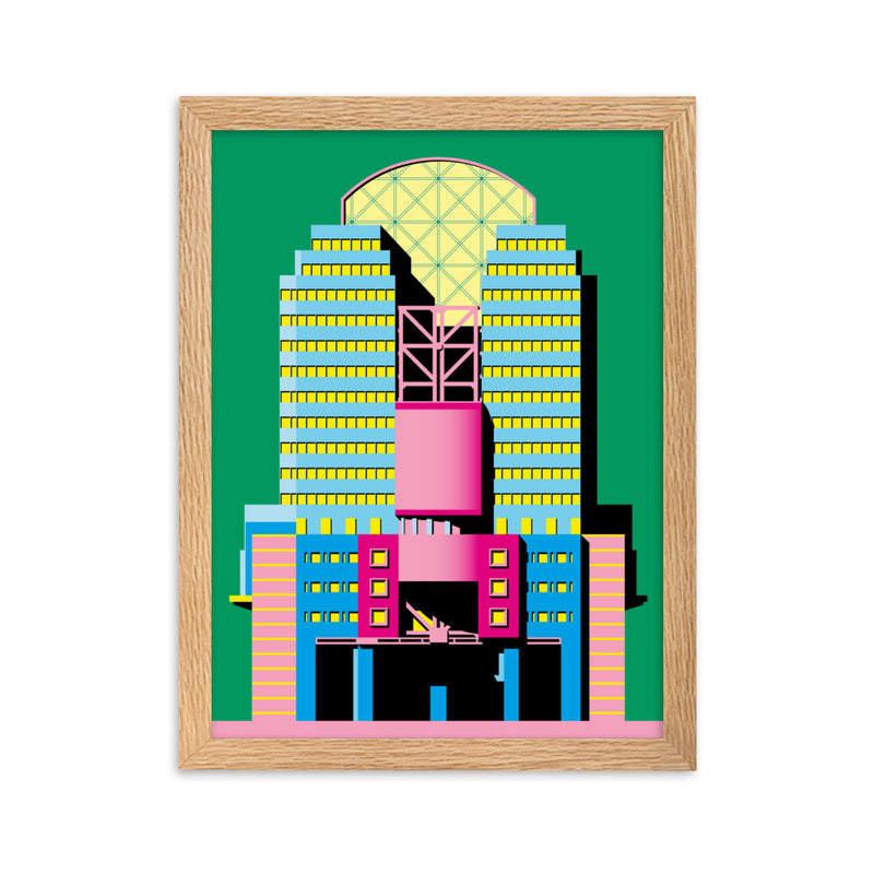 Alban Gate (125 London Wall) Elevation Framed Print