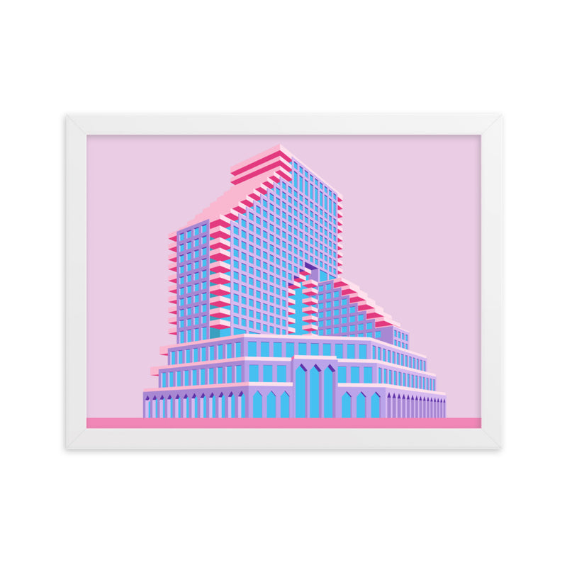 Opera Tower Framed Print
