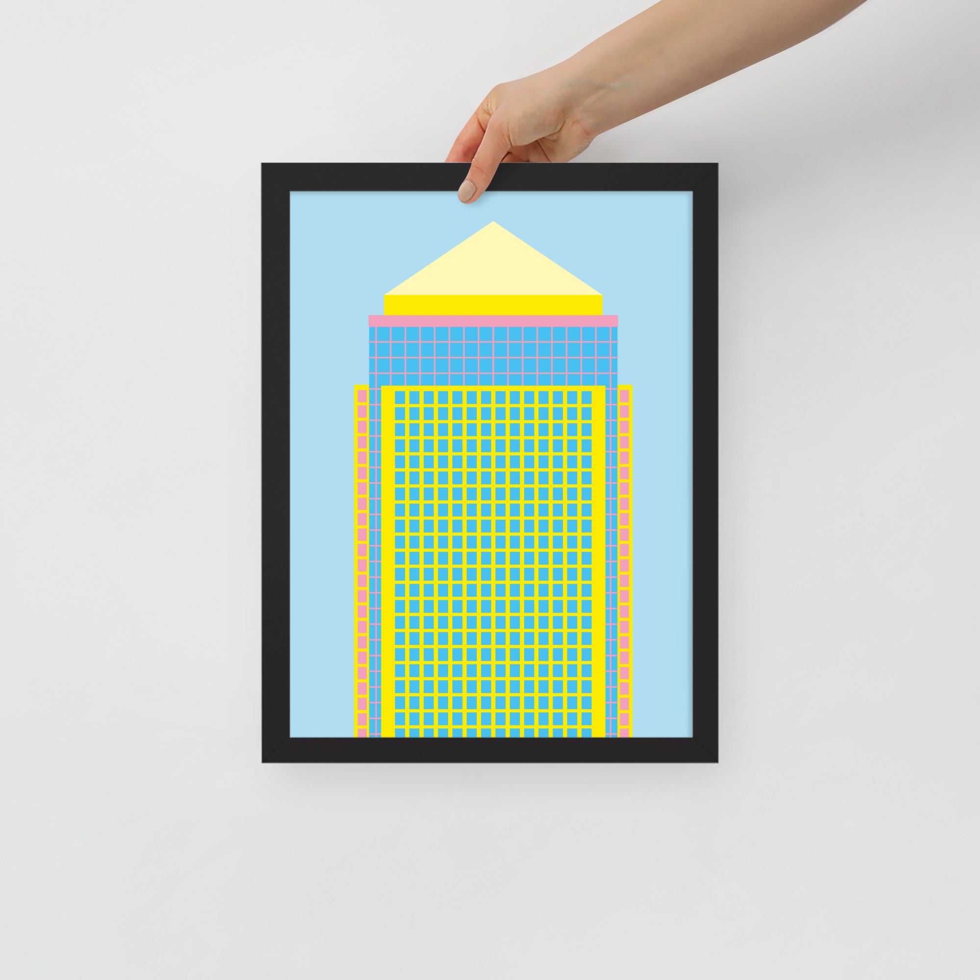 One Canada Square Framed Prints