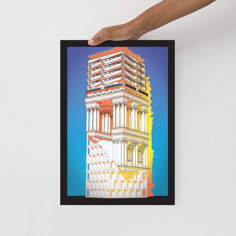 Ministry of Agricultural, Food and Forestry Policies Tower Framed Prints