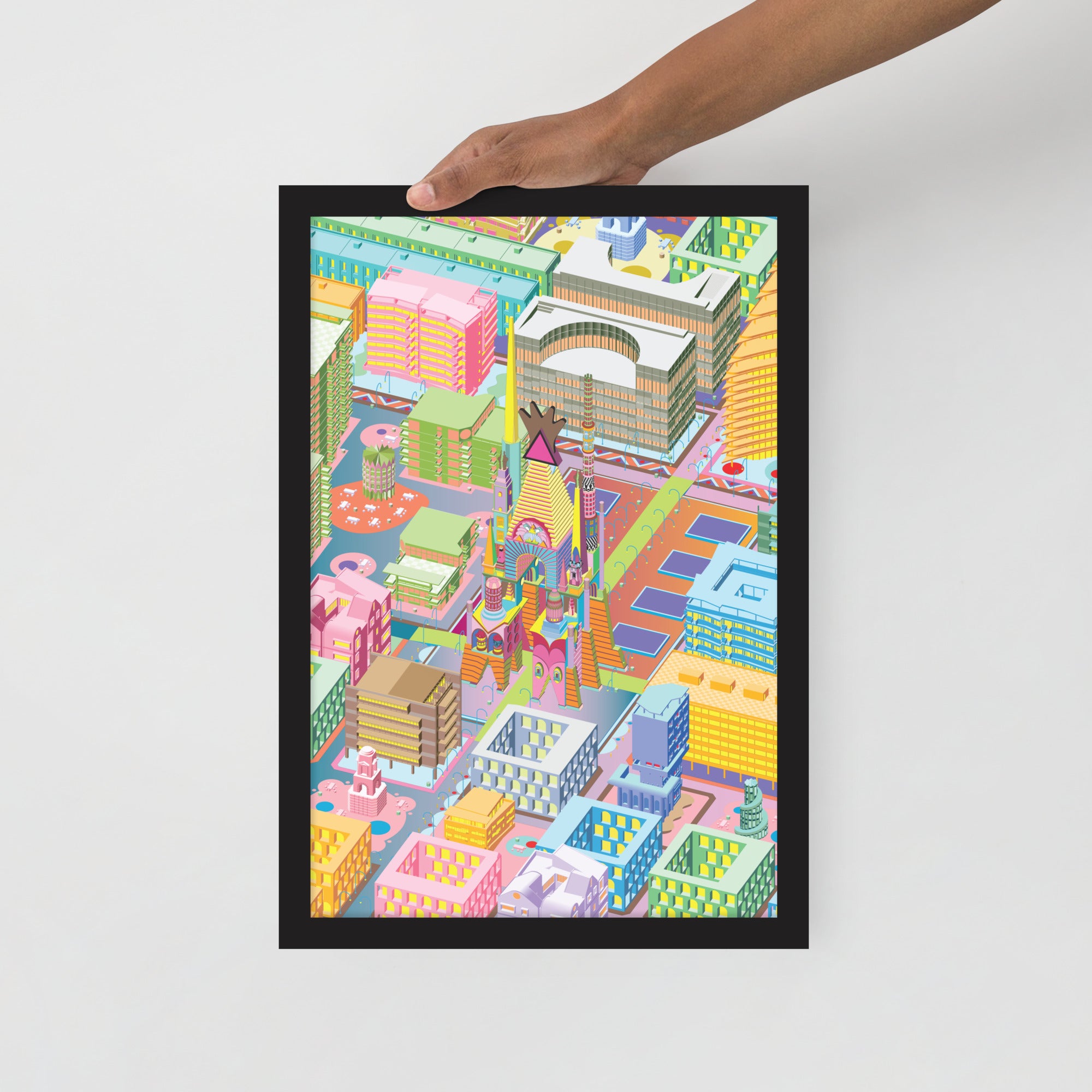 Queer de Triomf City Framed Prints