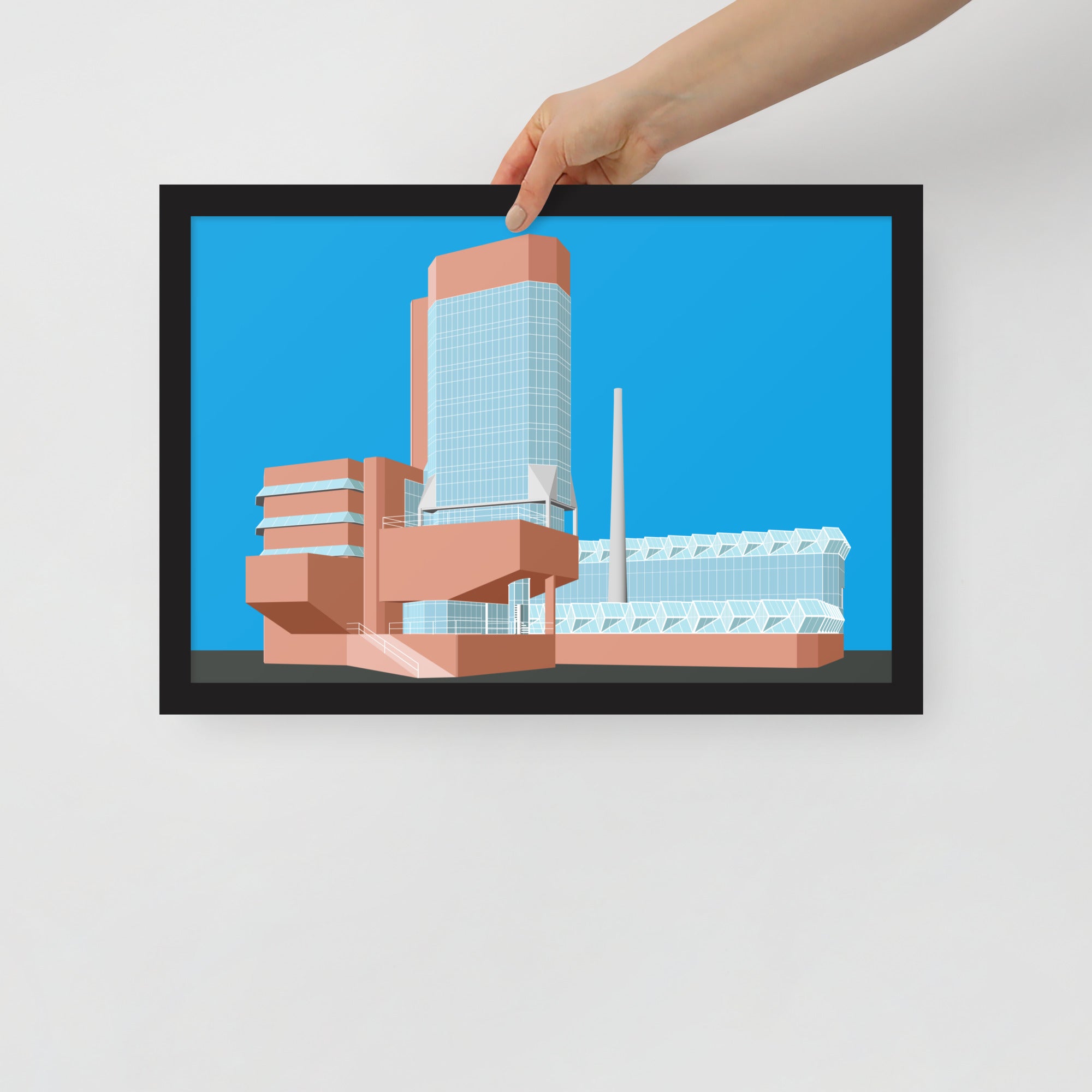 University of Leicester Engineering Building Framed Prints