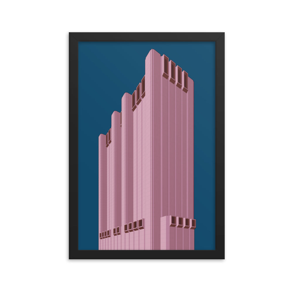 AT&T Long Lines Building Framed Prints