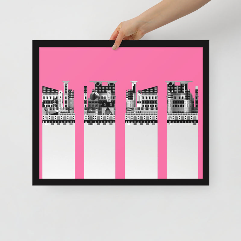 Picciriddu's Tower Elevations Framed Posters