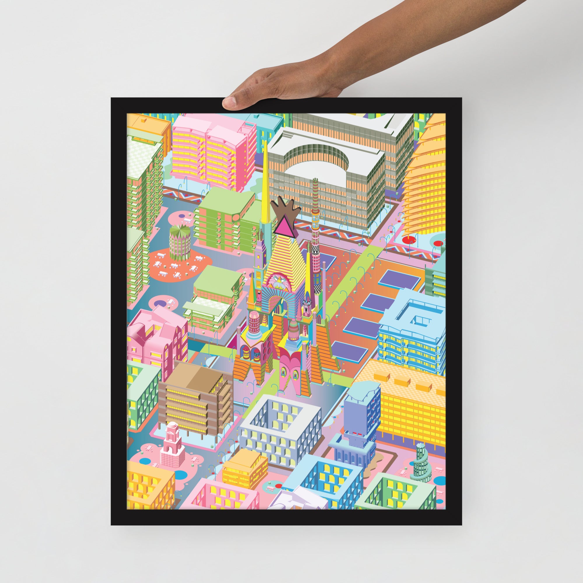 Queer de Triomf City Framed Prints