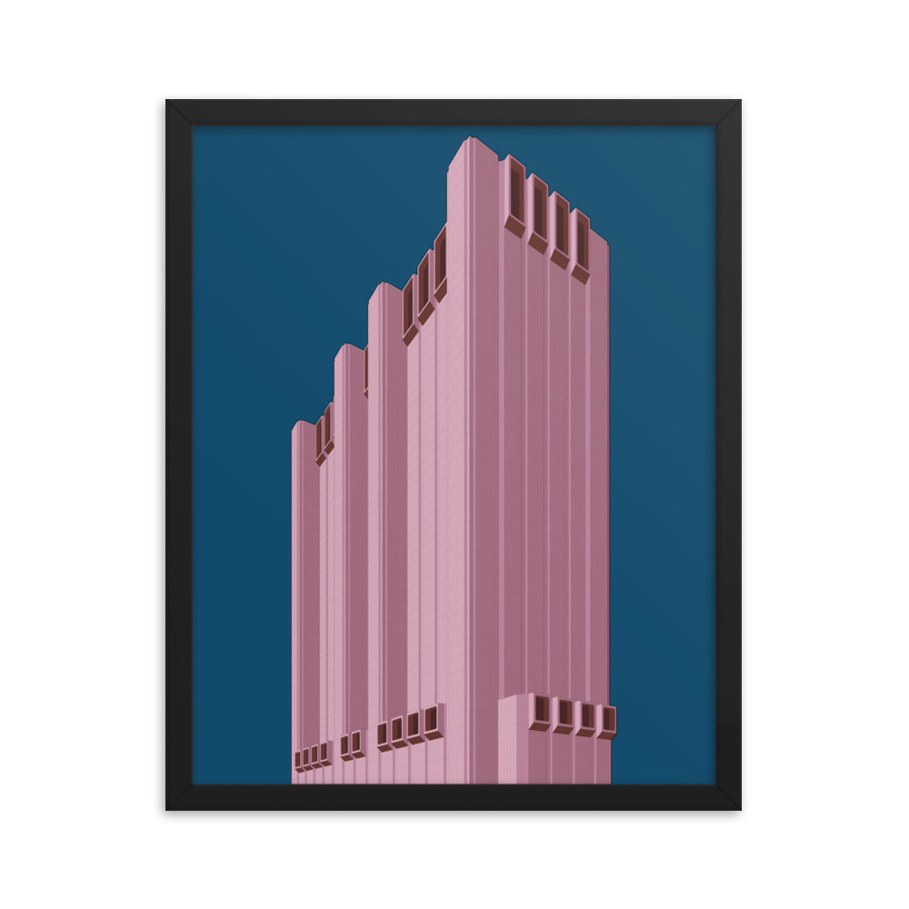 AT&T Long Lines Building Framed Prints