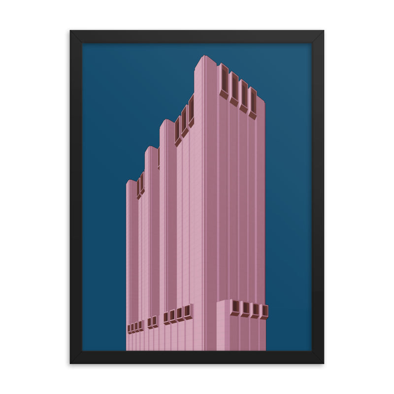 AT&T Long Lines Building Framed Prints