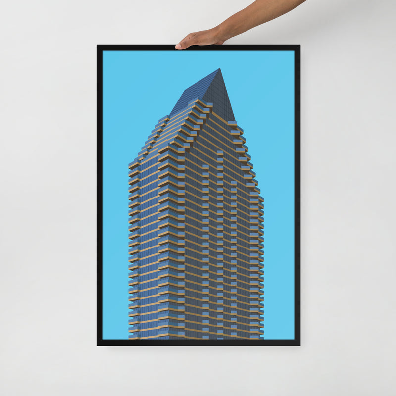 100 United Nations Plaza Framed Prints
