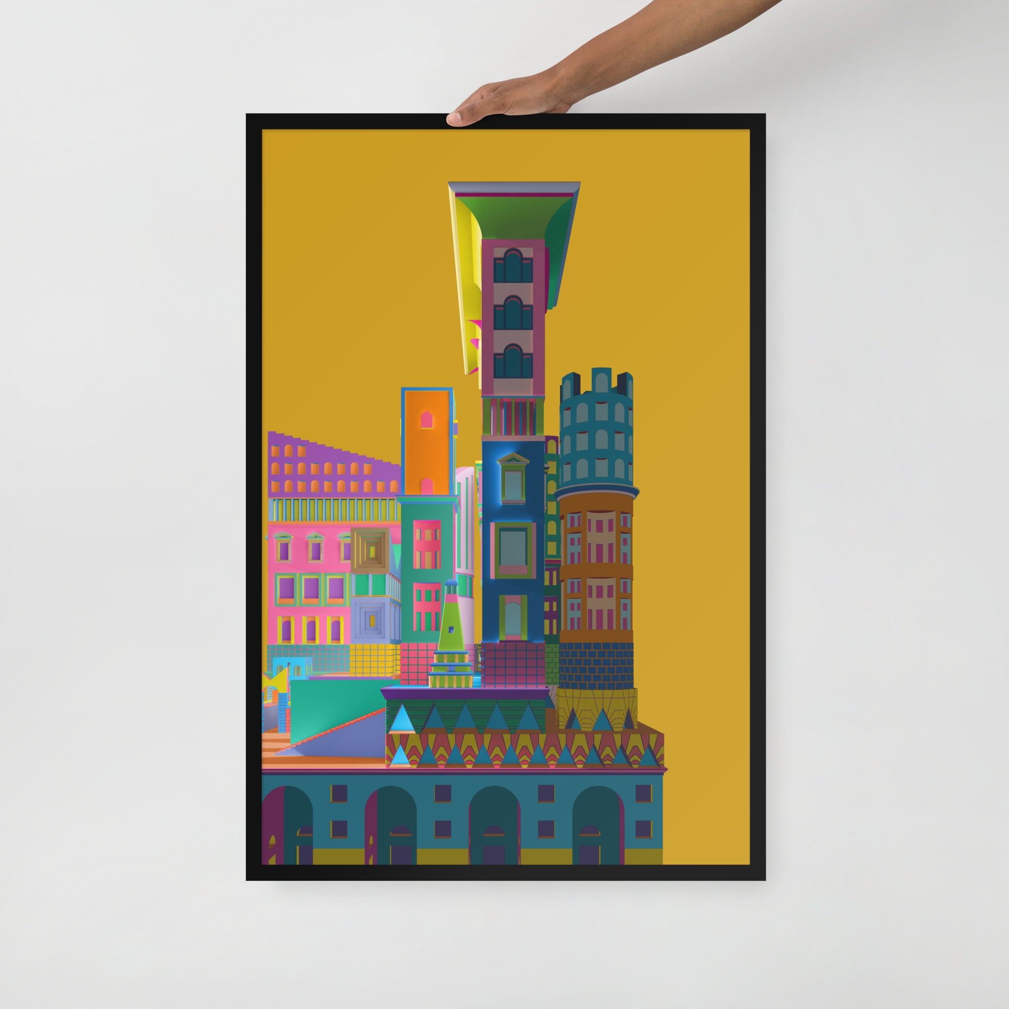 Towers of Rome 02 Framed Prints