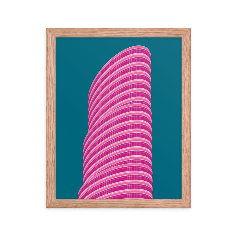 Lipstick Building Framed Prints