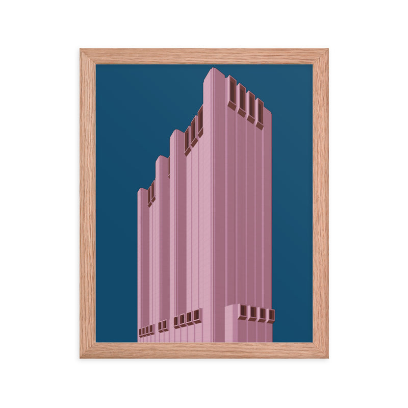 AT&T Long Lines Building Framed Prints