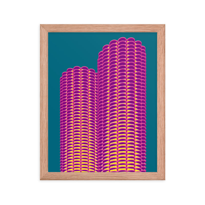Marina City Framed Prints
