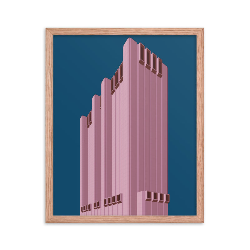 AT&T Long Lines Building Framed Prints