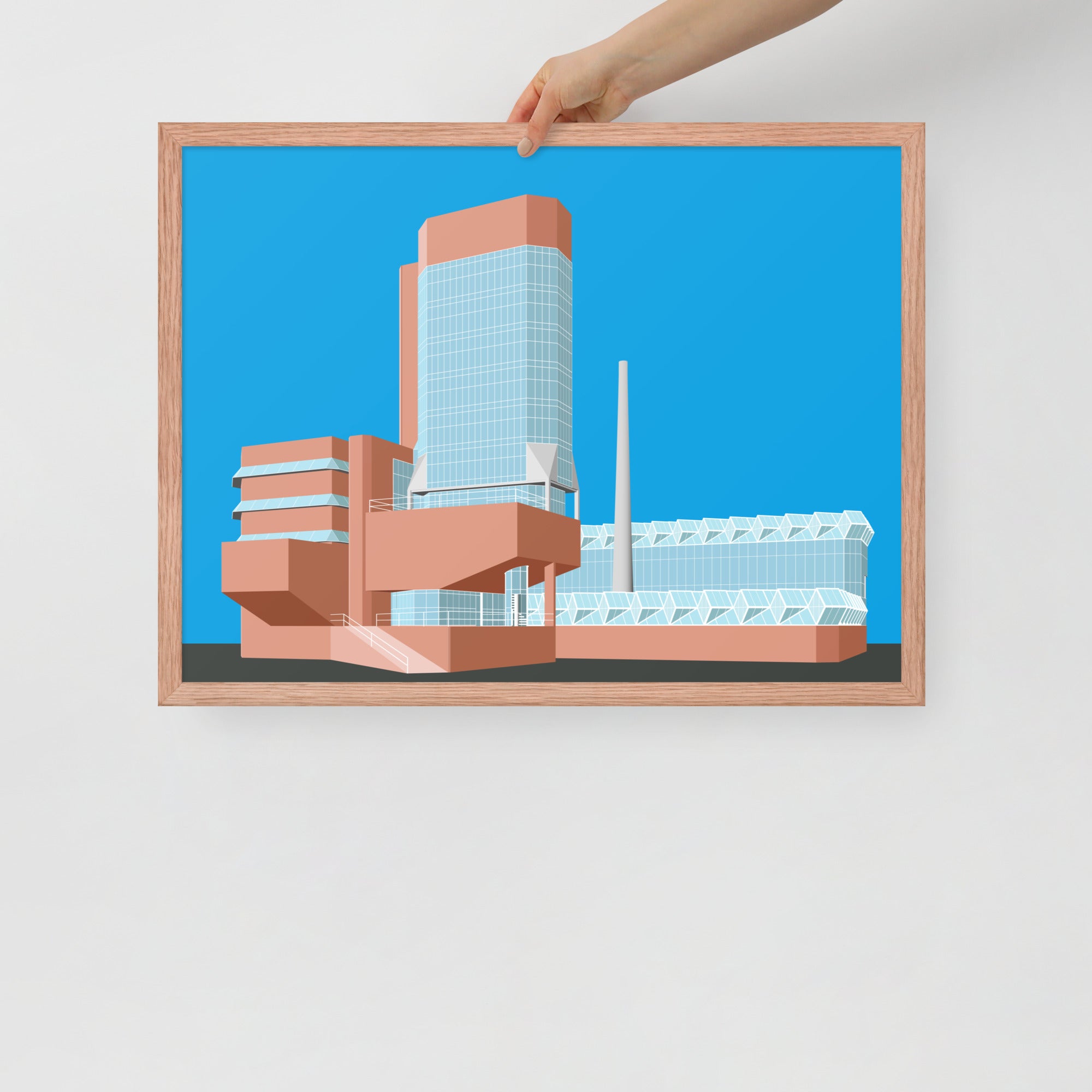 University of Leicester Engineering Building Framed Prints