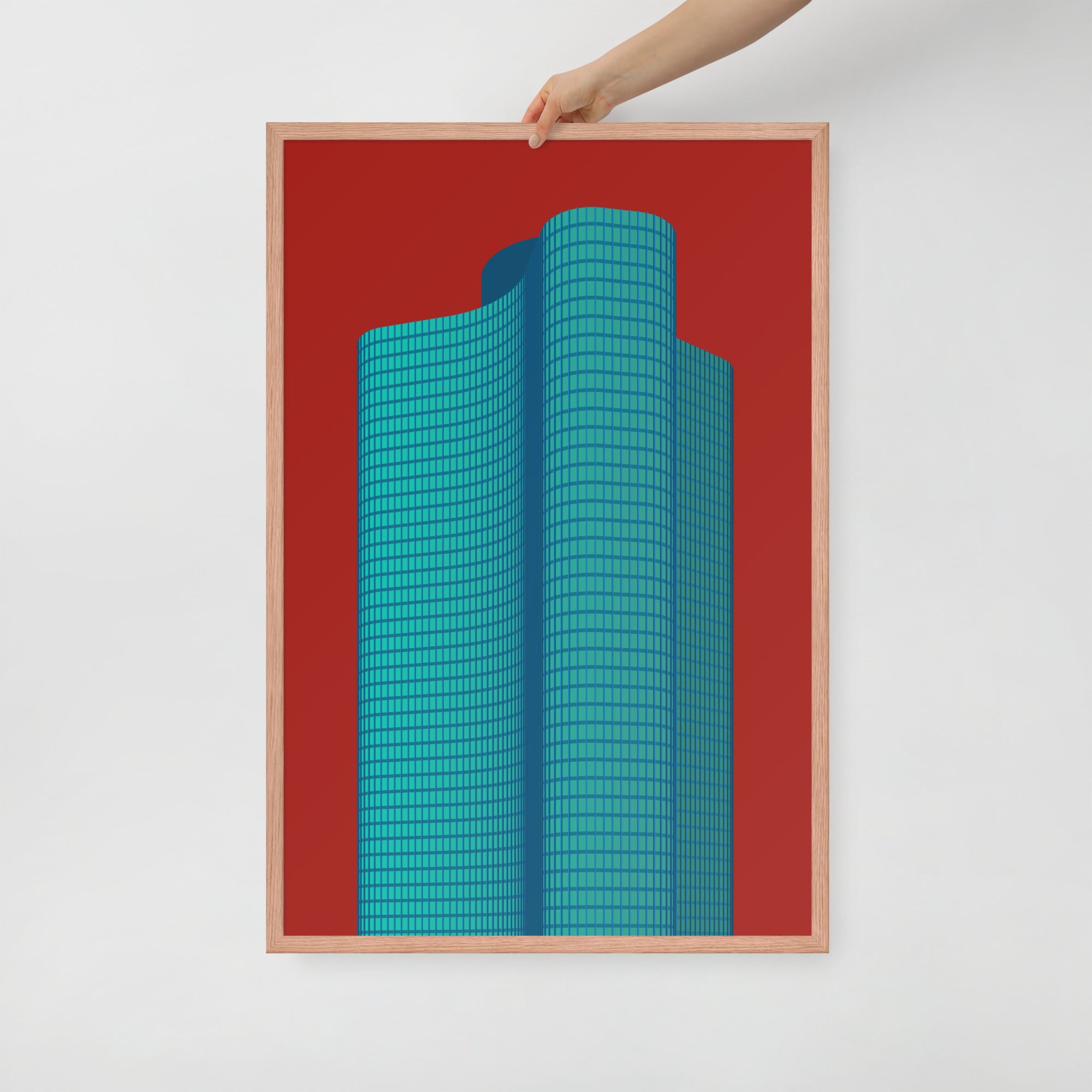 Lake Point Tower Framed Prints