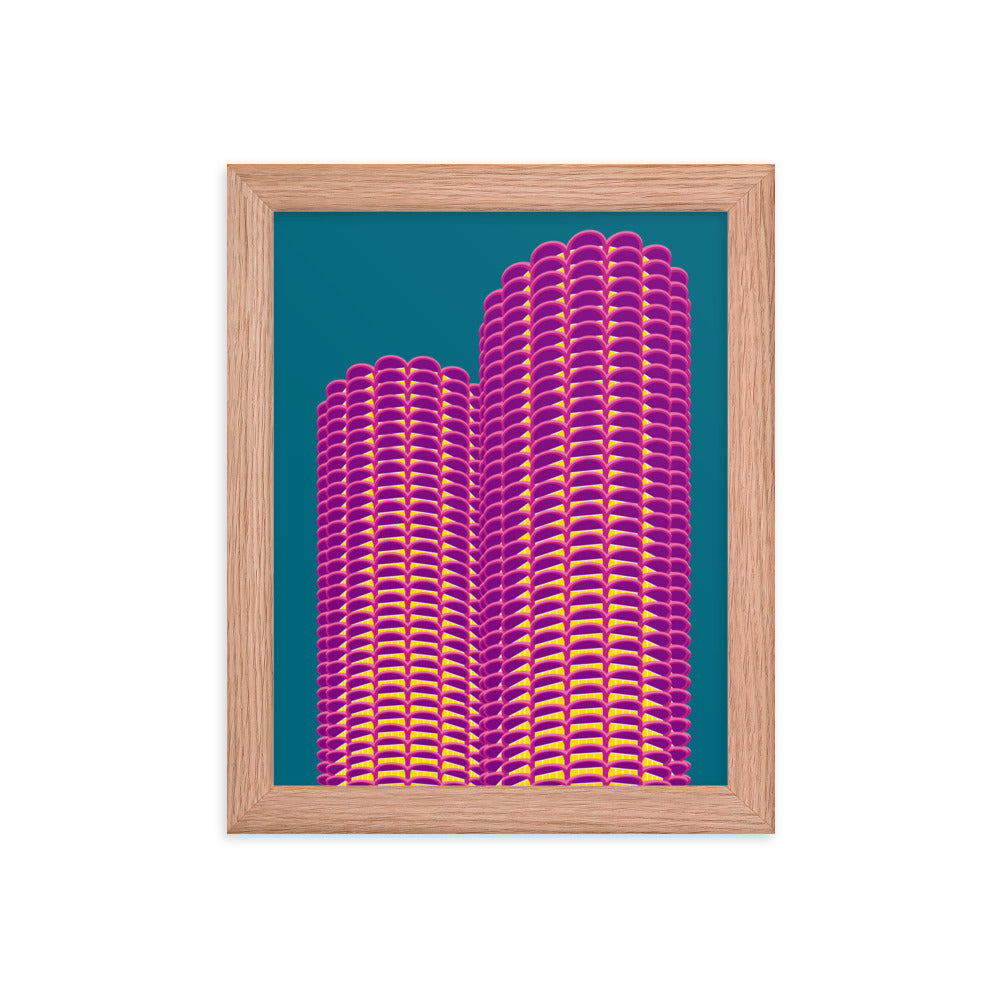 Marina City Framed Prints
