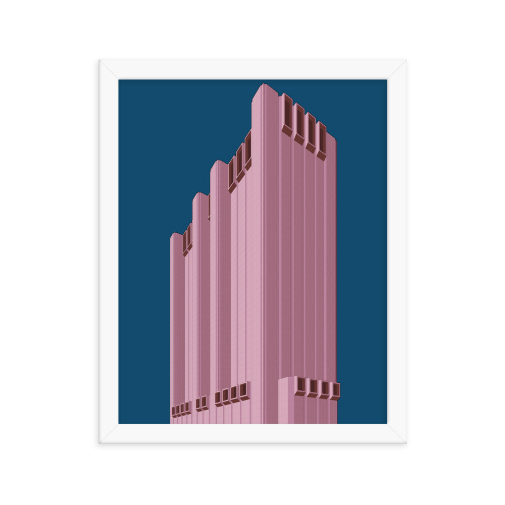 AT&T Long Lines Building Framed Prints