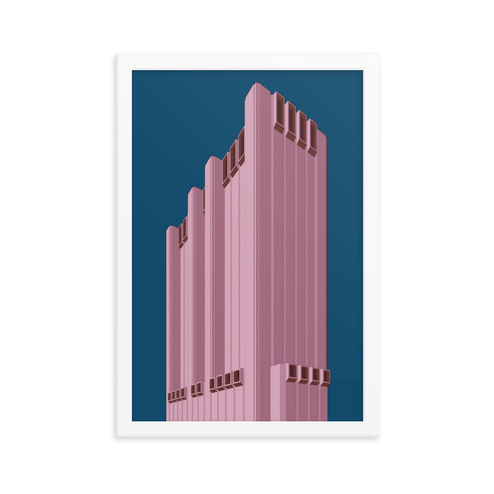 AT&T Long Lines Building Framed Prints