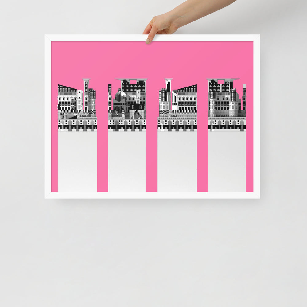 Picciriddu's Tower Elevations Framed Posters