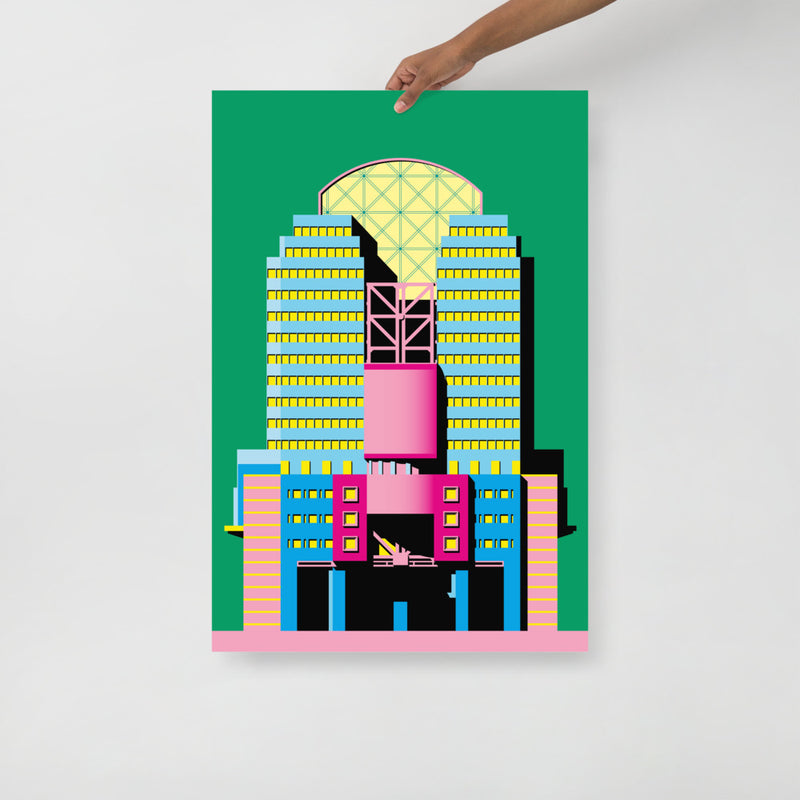 Alban Gate (125 London Wall) Elevation Posters