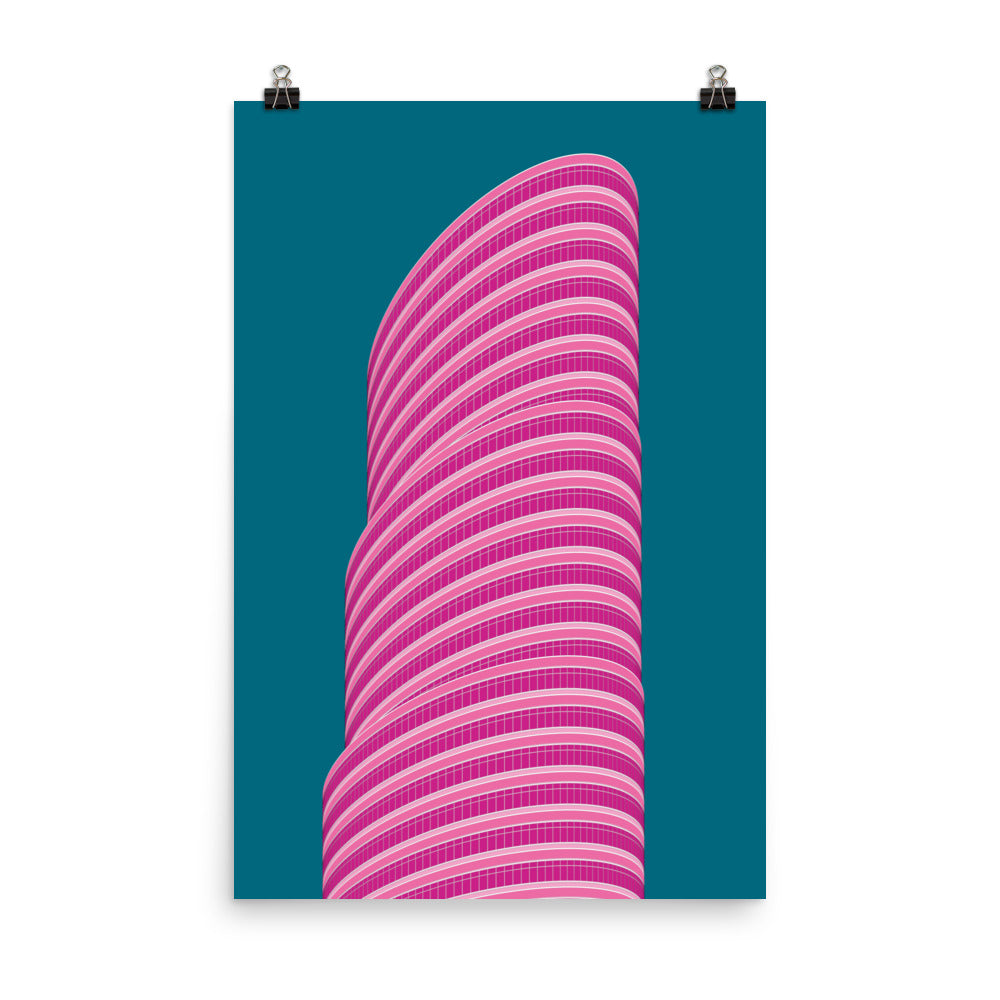 Lipstick Building Posters