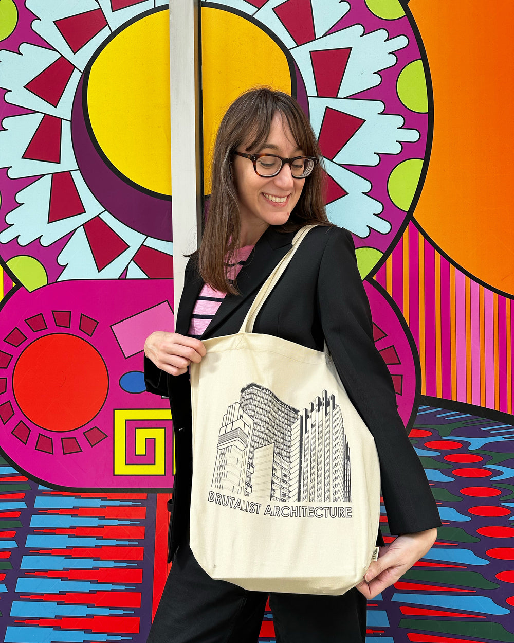 Brutalist Architecture Eco Tote Bag