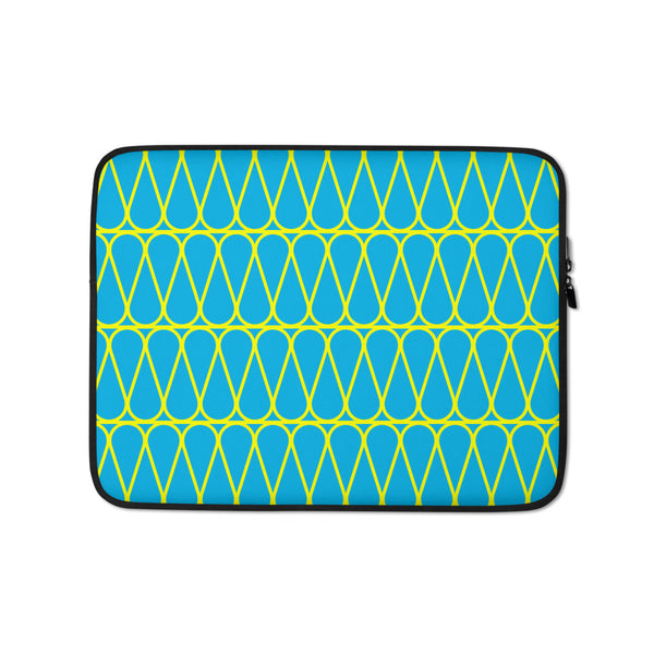 Blue & Yellow Well-Insulated Laptop Cases (15" and 13")