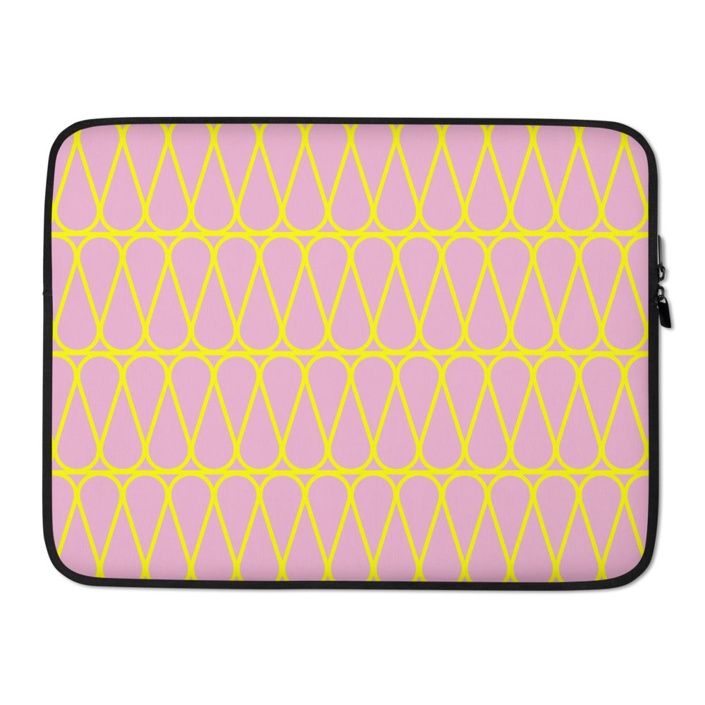 Pink & Yellow Well-Insulated Laptop Cases