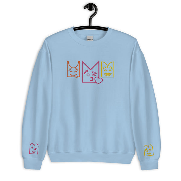 Kemojis Unisex Embroidered Sweatshirts