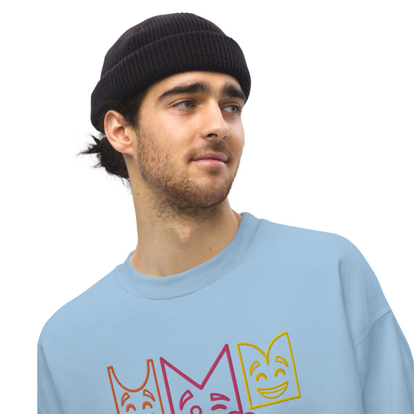 Kemojis Unisex Embroidered Sweatshirts