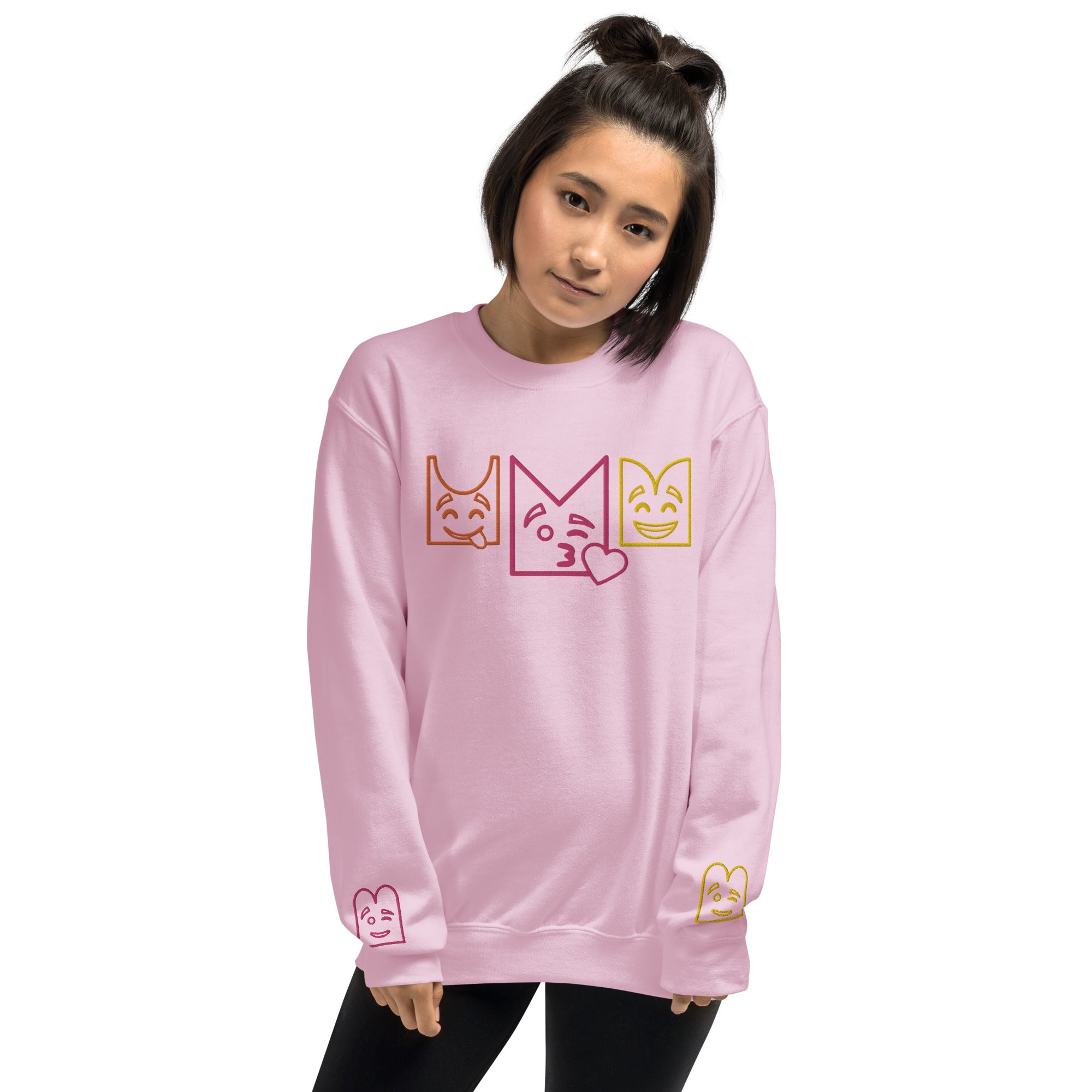 Kemojis Unisex Embroidered Sweatshirts
