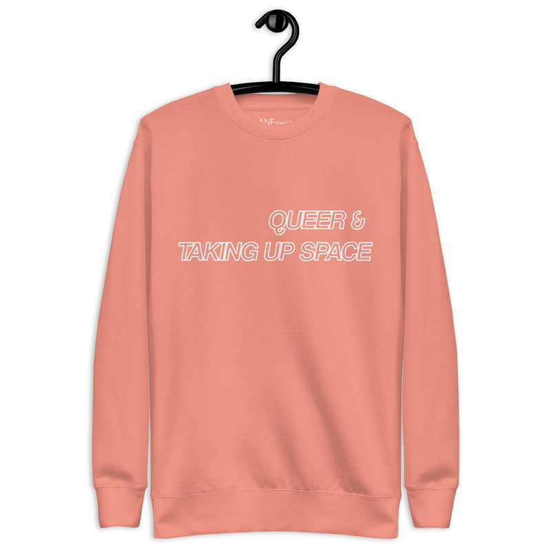 Queer & Taking Up Space Unisex Jumper