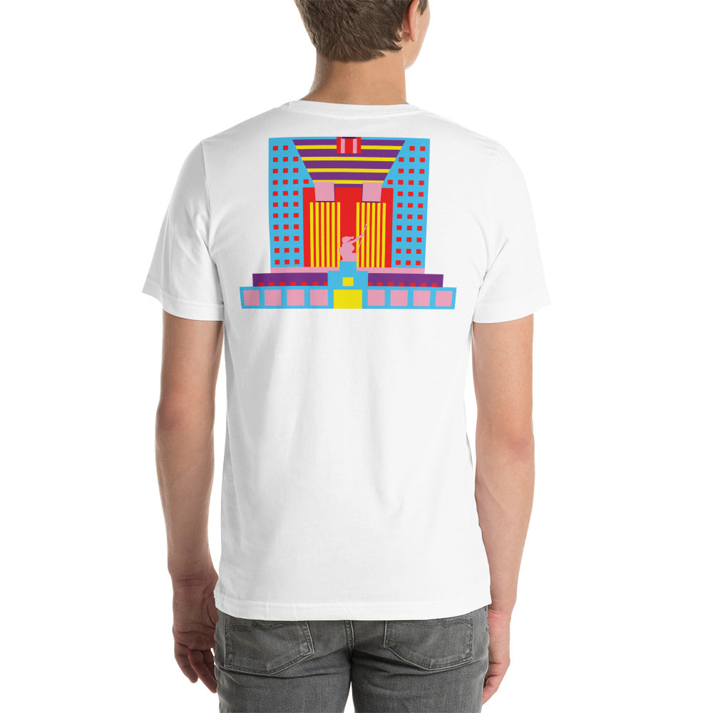 Portland Building Front-And-Back Unisex T-Shirt