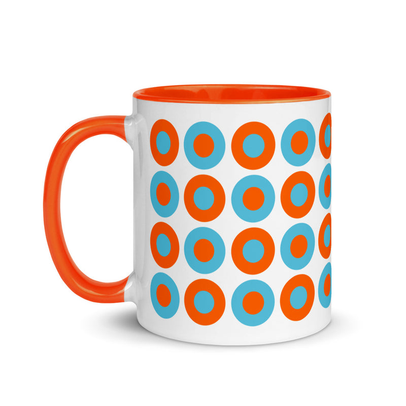 Orange & Blue Chromadot Mug