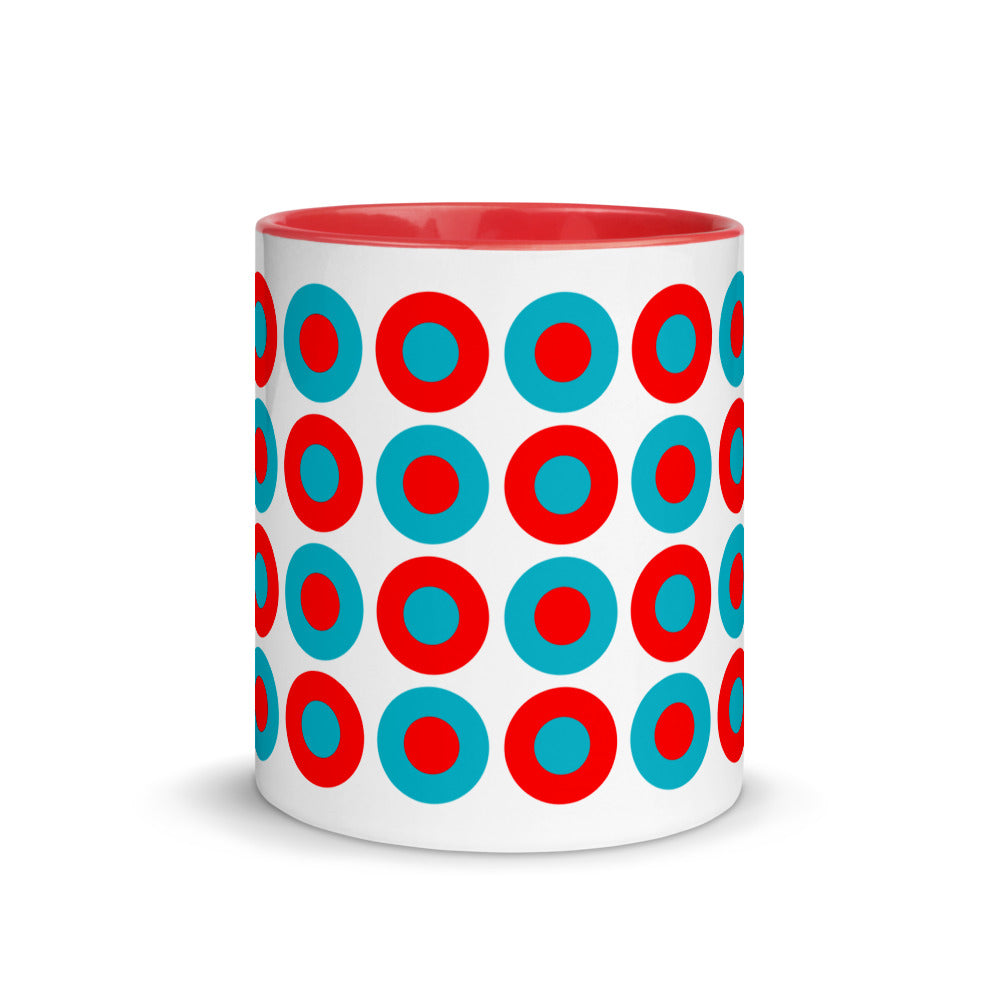 Red & Teal Chromadot Mug