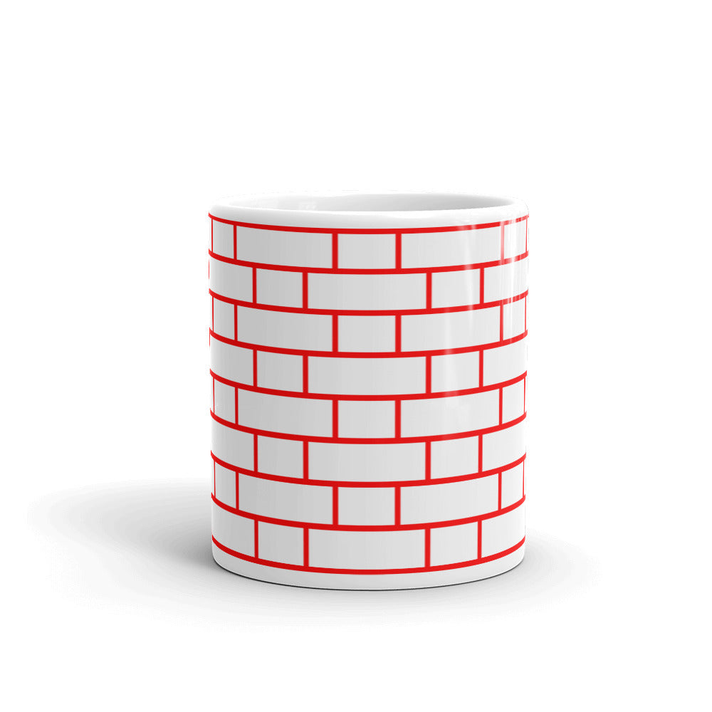 Flemish Bond Brick Red Hatch Mug