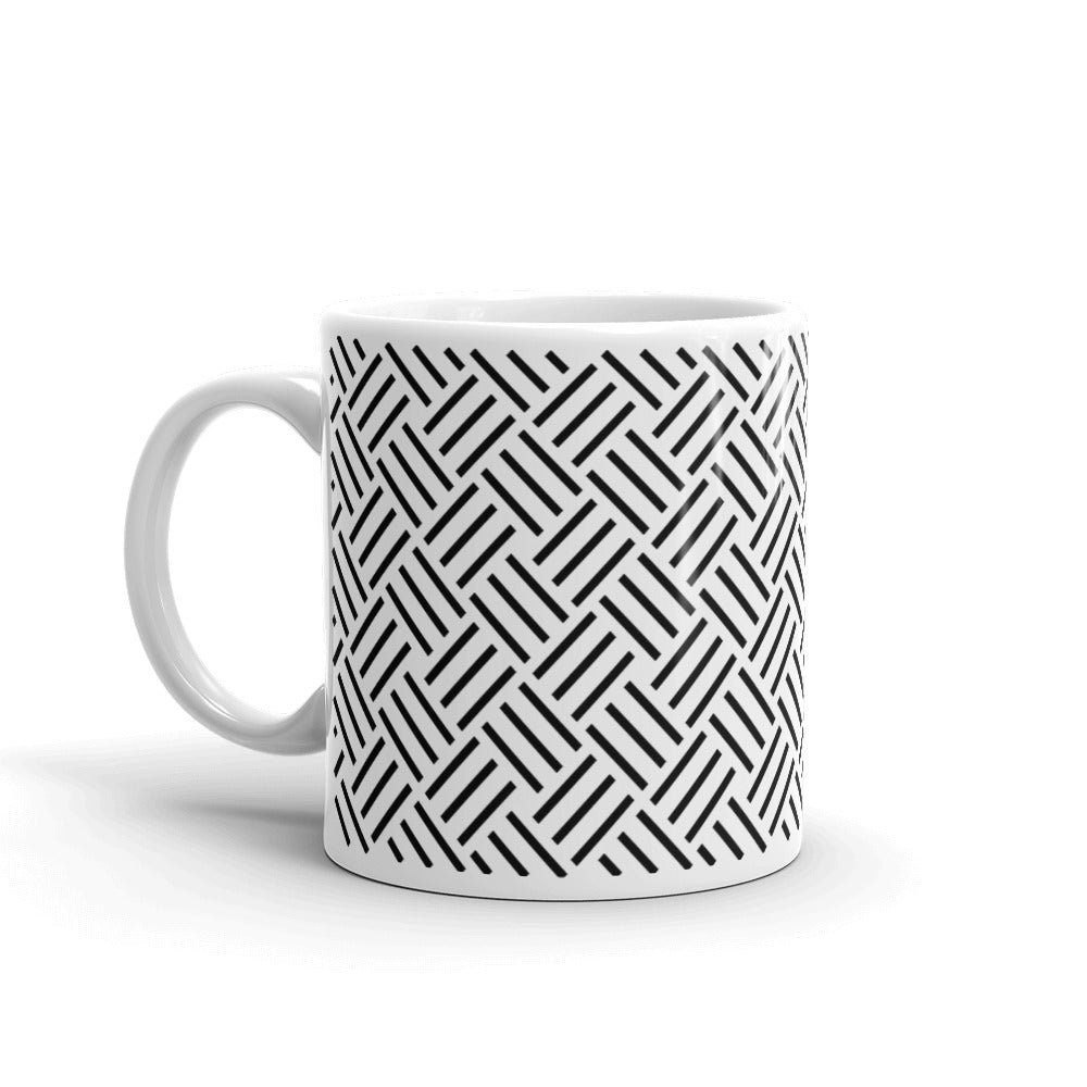 Architectural Hatch Mug, Earth symbol