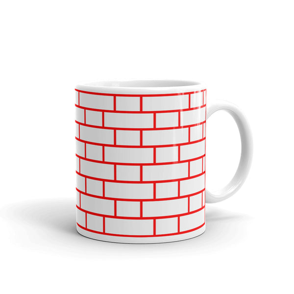 Flemish Bond Brick Red Hatch Mug