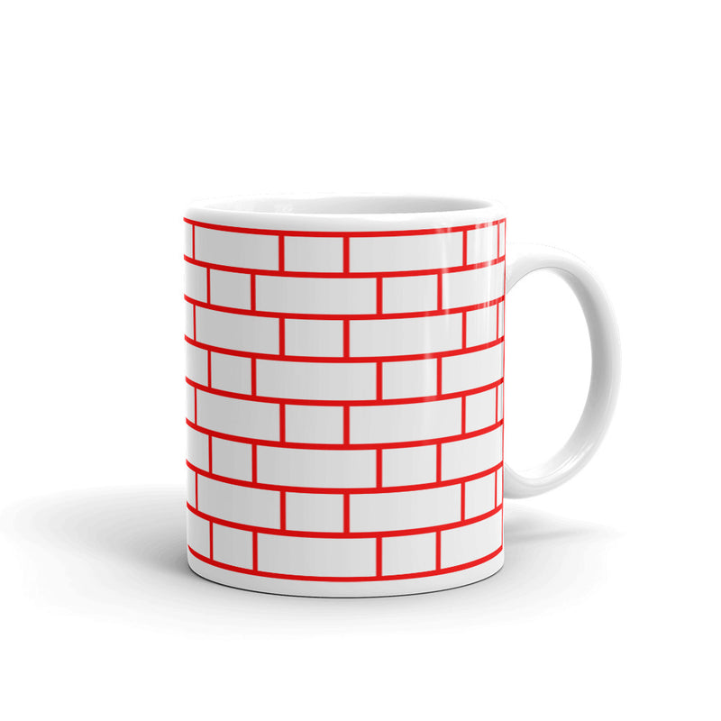 Flemish Bond Brick Red Hatch Mug