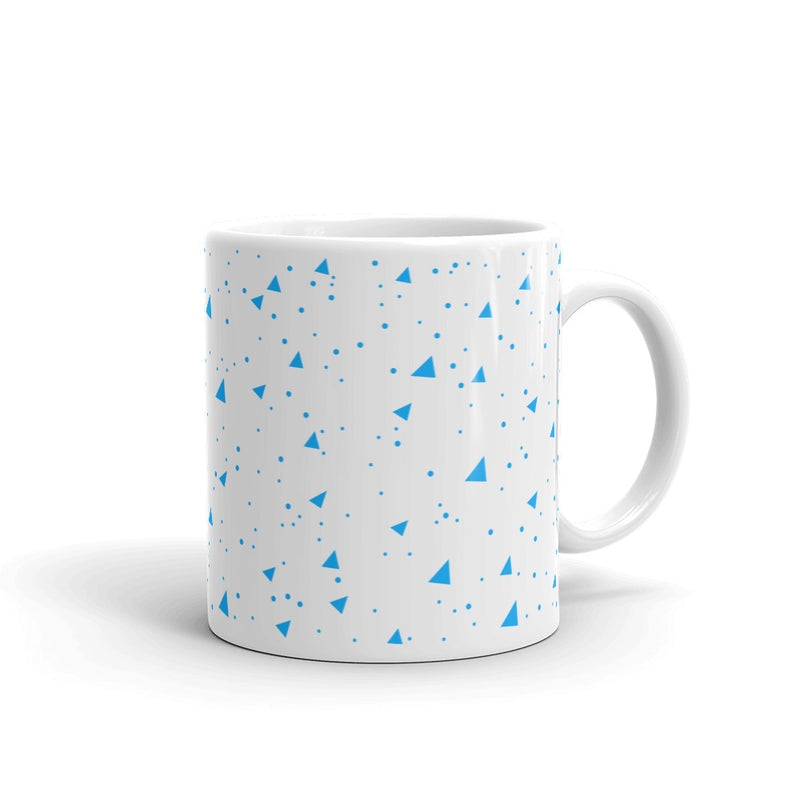 Concrete Blue Hatch Mug