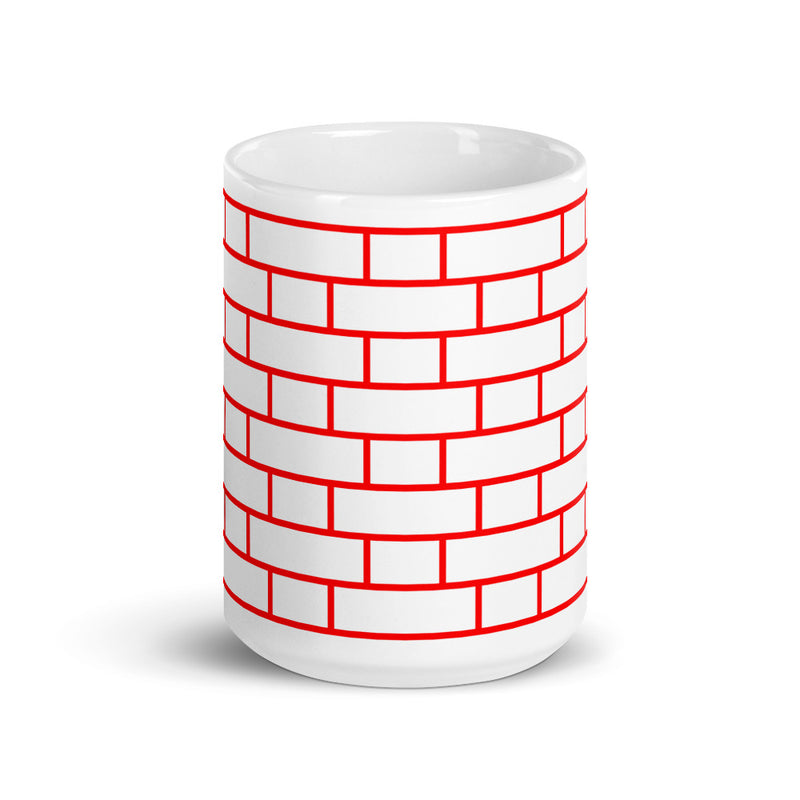 Flemish Bond Brick Red Hatch Mug