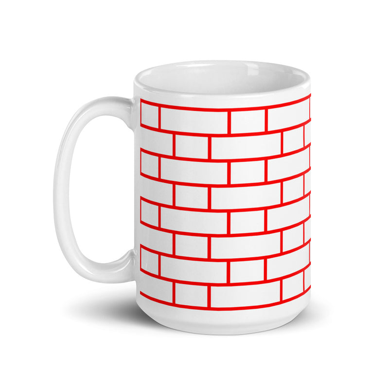 Flemish Bond Brick Red Hatch Mug